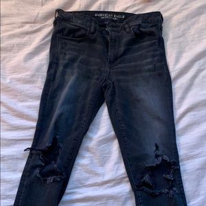 American eagle black skinny jeans